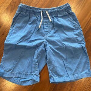 Kid's Blue Cotton Drawstring Short